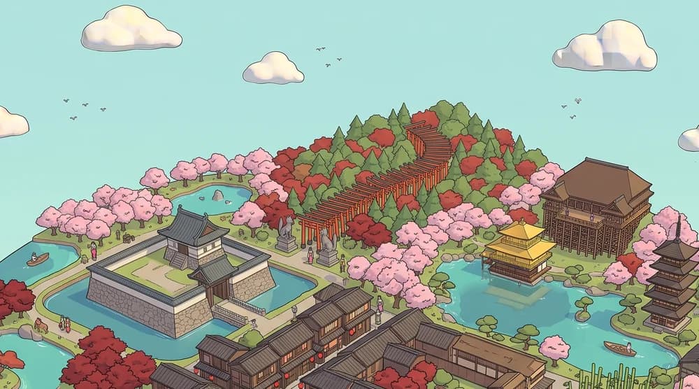 Kyoto illustration